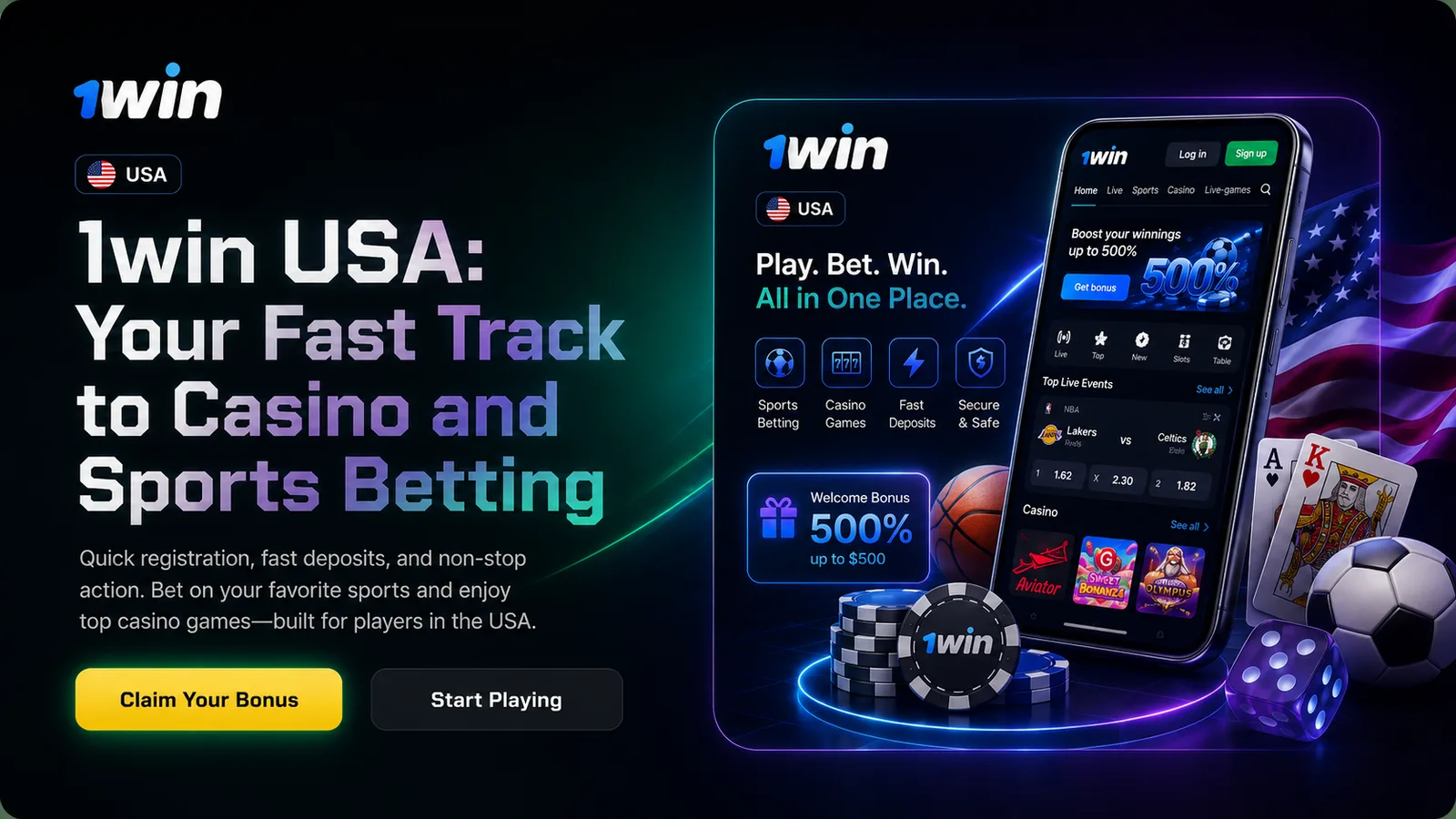 1win — 1win USA: Your Fast Track to Casino and Sports Betting
